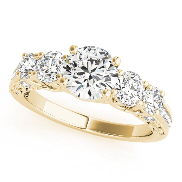 Round Single Row Prong Set Diamond Engagement Ring · 1.94 ct tw