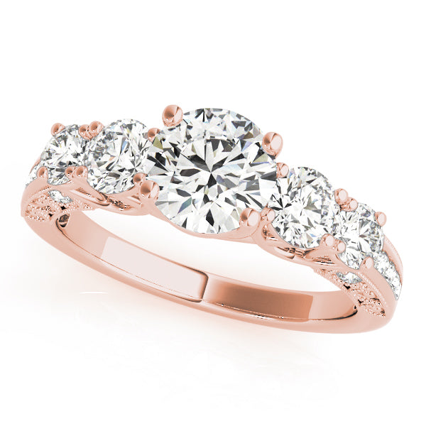 Round Single Row Prong Set Diamond Engagement Ring · 1.94 ct tw