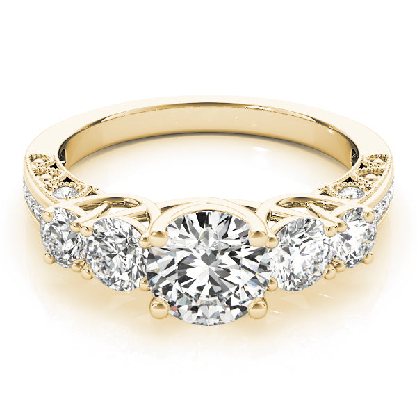 Round Single Row Prong Set Diamond Engagement Ring · 1.94 ct tw