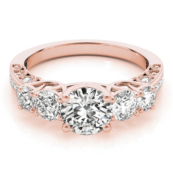 Round Single Row Prong Set Diamond Engagement Ring · 1.94 ct tw
