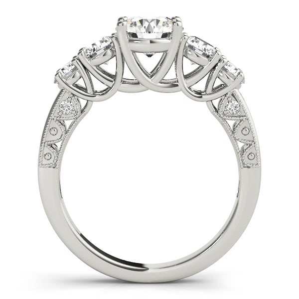 Round Single Row Prong Set Diamond Engagement Ring · 1.94 ct tw