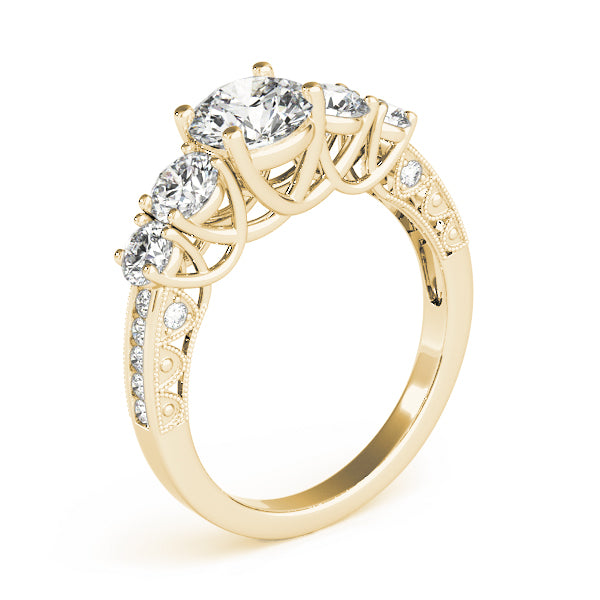Round Single Row Prong Set Diamond Engagement Ring · 1.94 ct tw