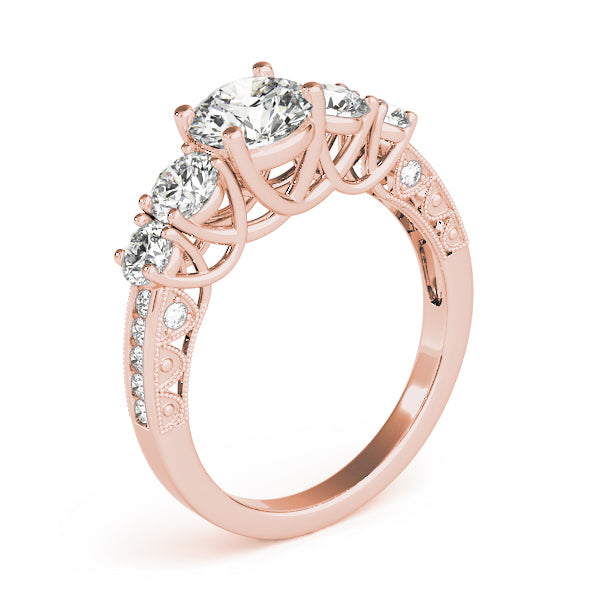 Round Single Row Prong Set Diamond Engagement Ring · 1.94 ct tw