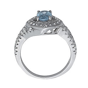 Oval Gemstone Fashion Ring · 0.50 ct tw