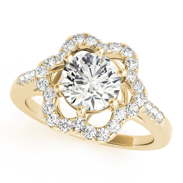 Round Halo Diamond Fashion Ring · 1.55 ct tw