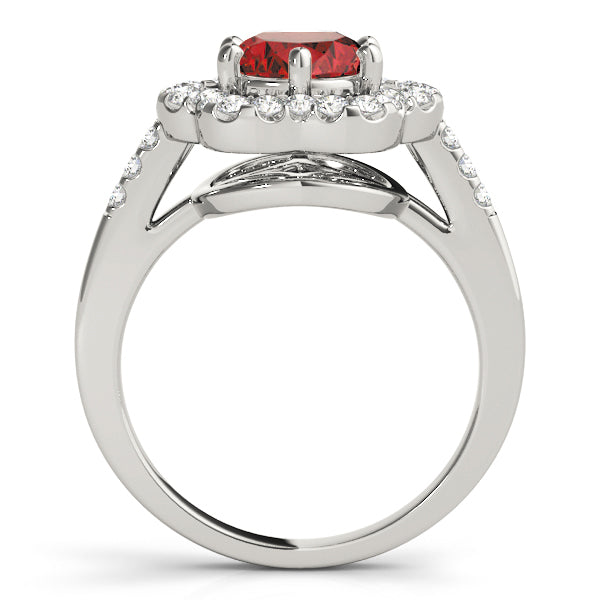 Round Halo Diamond Fashion Ring · 1.55 ct tw