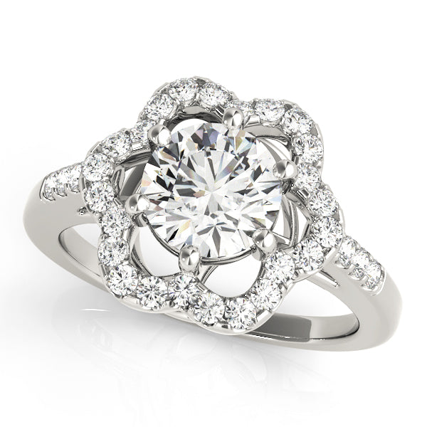 Round Halo Diamond Fashion Ring · 1.55 ct tw