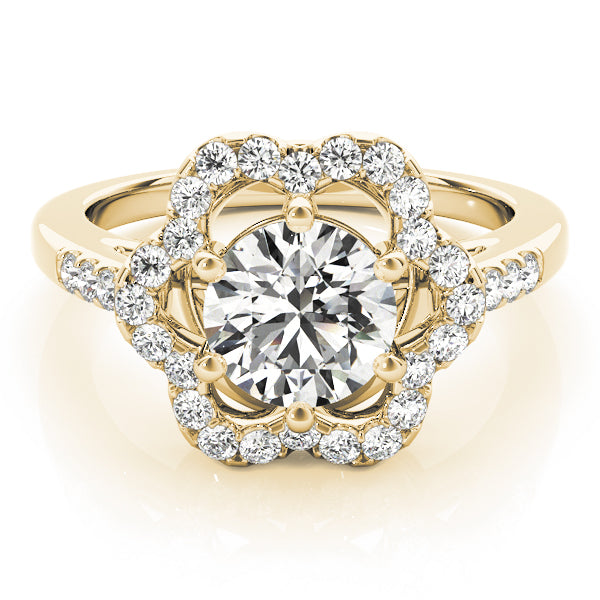 Round Halo Diamond Fashion Ring · 1.55 ct tw