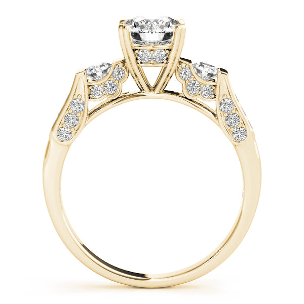 Round Three-Stone Diamond Engagement Ring · 1.53 ct tw