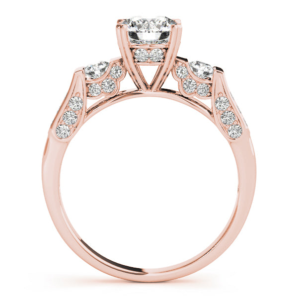 Round Three-Stone Diamond Engagement Ring · 1.53 ct tw