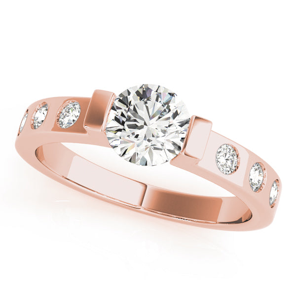Round Single Row Prong Set Diamond Engagement Ring · 1.49 ct tw