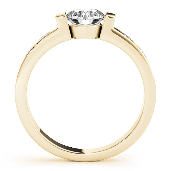 Round Single Row Prong Set Diamond Engagement Ring · 1.49 ct tw