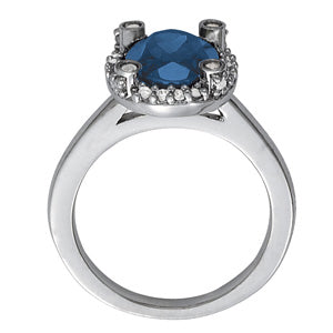 Oval Gemstone Fashion Ring · 0.28 ct tw