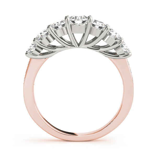 Round Prong Set Diamond Wedding Band · 1.31 ct tw