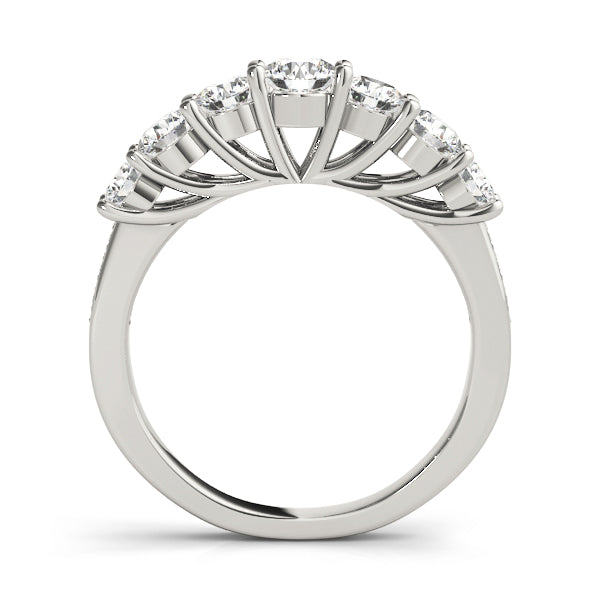 Round Prong Set Diamond Wedding Band · 1.31 ct tw