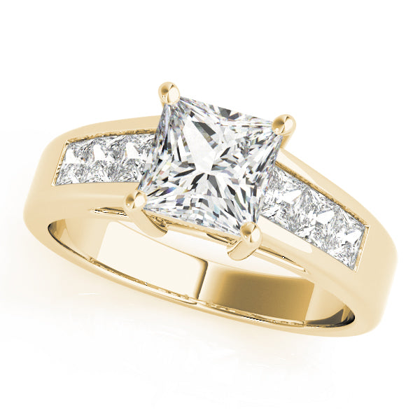 Square Fancy Shape Princess Diamond Engagement Ring · 1.99 ct tw