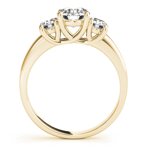 Round Three-Stone Diamond Engagement Ring · 1.00 ct tw