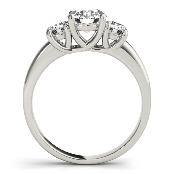 Round Three-Stone Diamond Engagement Ring · 1.00 ct tw