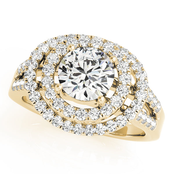 Round Halo Diamond Fashion Ring · 1.65 ct tw