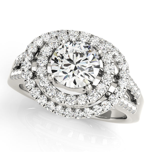 Round Halo Diamond Fashion Ring · 1.65 ct tw
