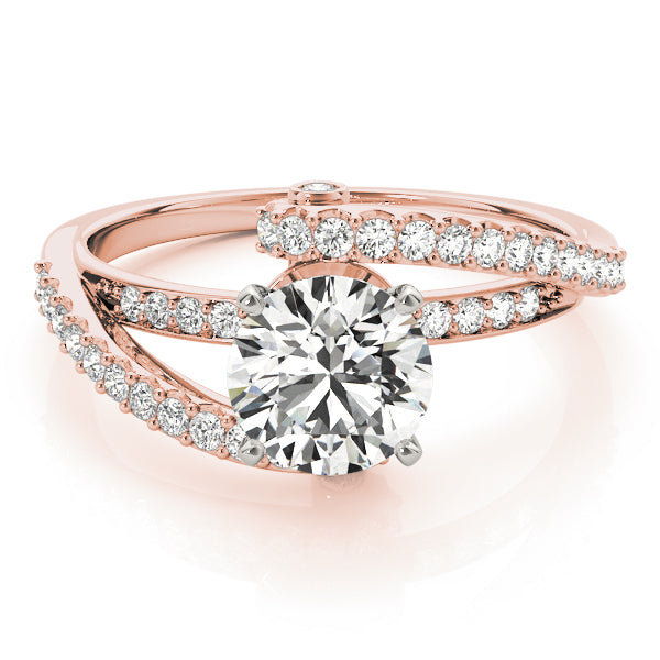 Bypass Diamond Engagement Ring · 0.28 ct tw