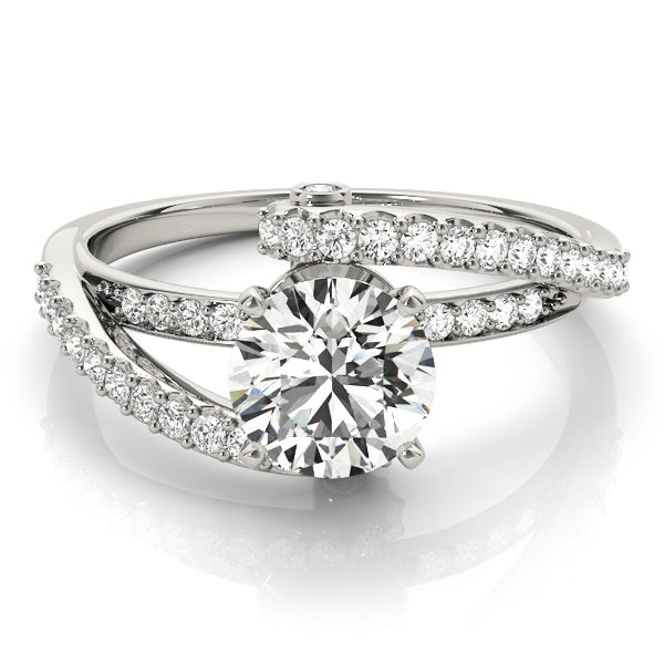 Bypass Diamond Engagement Ring · 0.28 ct tw