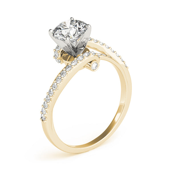 Bypass Diamond Engagement Ring · 0.28 ct tw