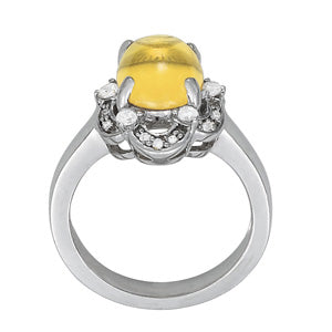 Oval Gemstone Fashion Ring · 0.32 ct tw