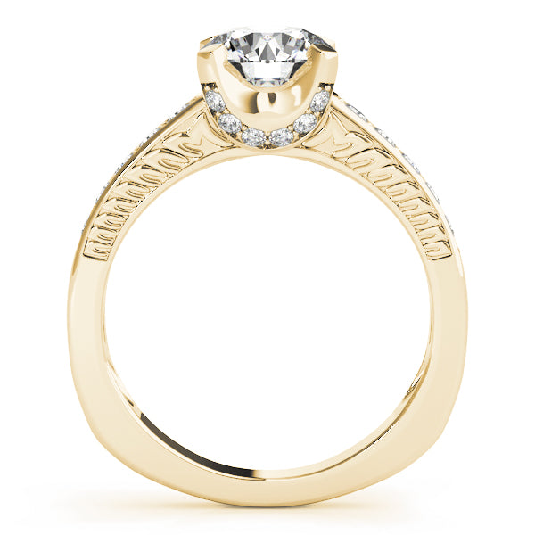 Round Single Row Channel Set Diamond Engagement Ring · 1.76 ct tw