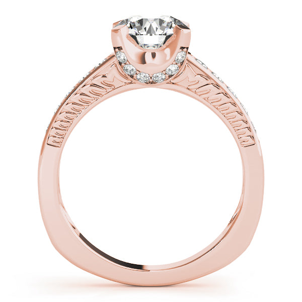Round Single Row Channel Set Diamond Engagement Ring · 1.76 ct tw