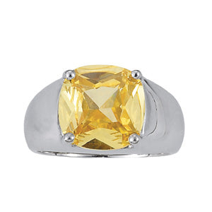 Cushion Princess Gemstone Fashion Ring