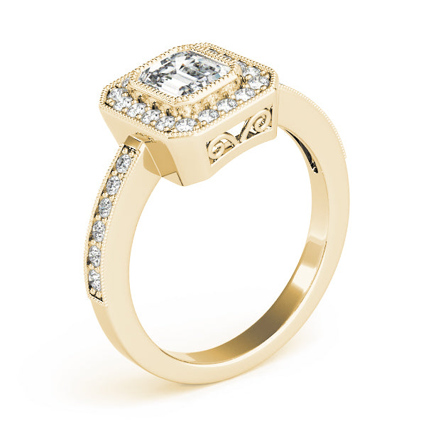 Emerald Halo Diamond Fashion Ring · 0.28 ct tw