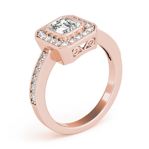 Emerald Halo Diamond Fashion Ring · 0.28 ct tw