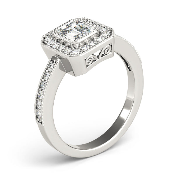 Emerald Halo Diamond Fashion Ring · 0.28 ct tw
