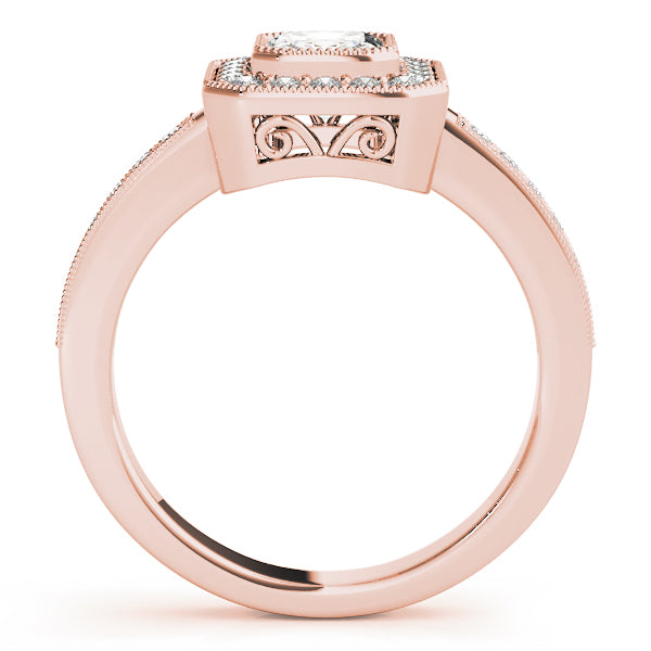 Emerald Halo Diamond Fashion Ring · 0.28 ct tw