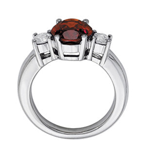 Oval Gemstone Fashion Ring · 0.50 ct tw