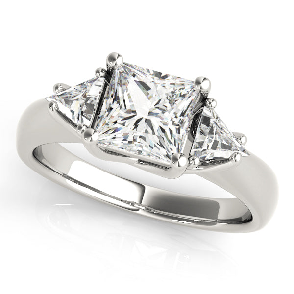 Square Three-Stone Princess Diamond Engagement Ring · 1.67 ct tw