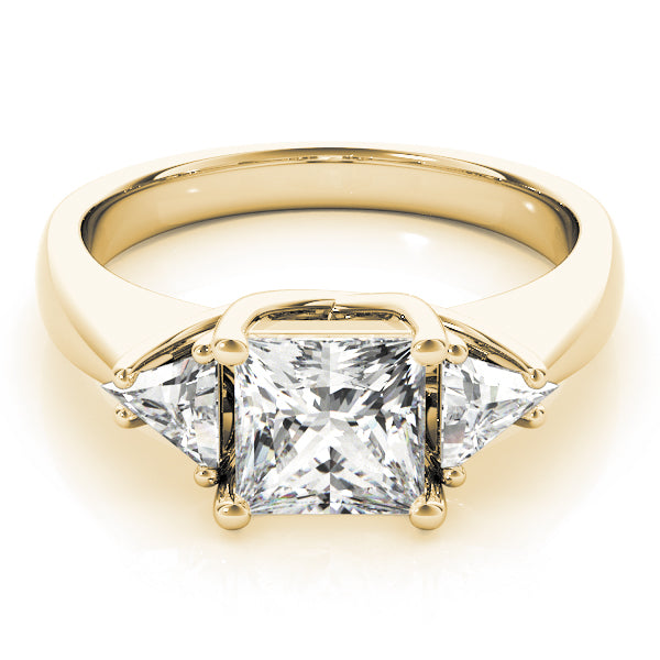 Square Three-Stone Princess Diamond Engagement Ring · 2.30 ct tw