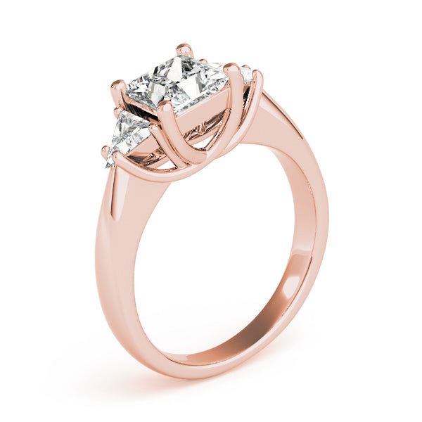Square Three-Stone Princess Diamond Engagement Ring · 2.30 ct tw
