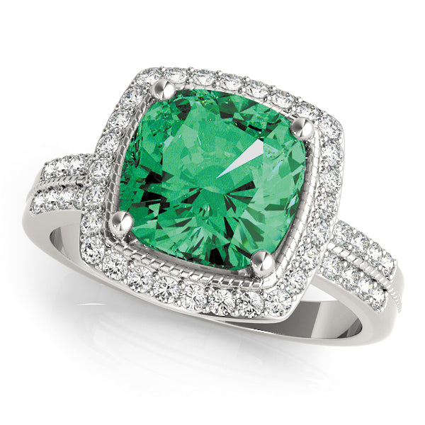 Cushion Princess Gemstone Fashion Ring · 0.33 ct tw