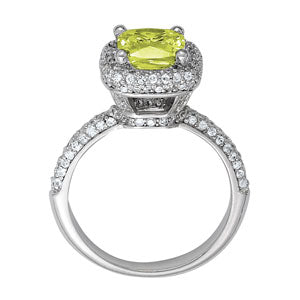 Cushion Princess Gemstone Fashion Ring · 0.78 ct tw