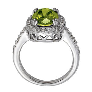 Oval Gemstone Fashion Ring · 0.36 ct tw