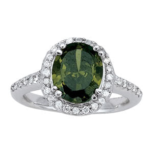 Oval Gemstone Fashion Ring · 0.51 ct tw