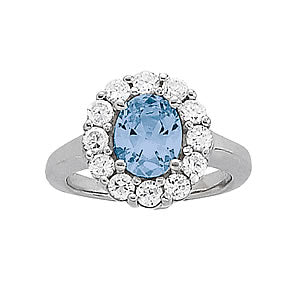 Oval Gemstone Fashion Ring · 1.20 ct tw