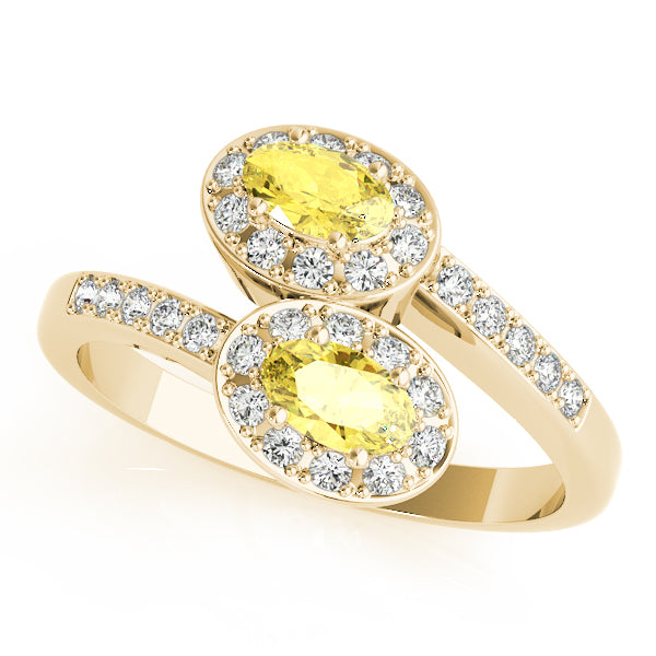 Oval Gemstone Fashion Ring · 0.23 ct tw