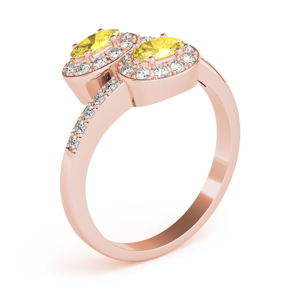 Oval Gemstone Fashion Ring · 0.23 ct tw