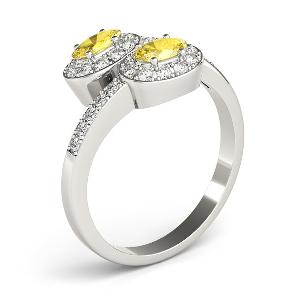 Oval Gemstone Fashion Ring · 0.23 ct tw