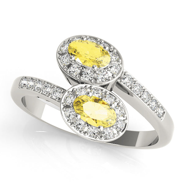 Oval Gemstone Fashion Ring · 0.23 ct tw