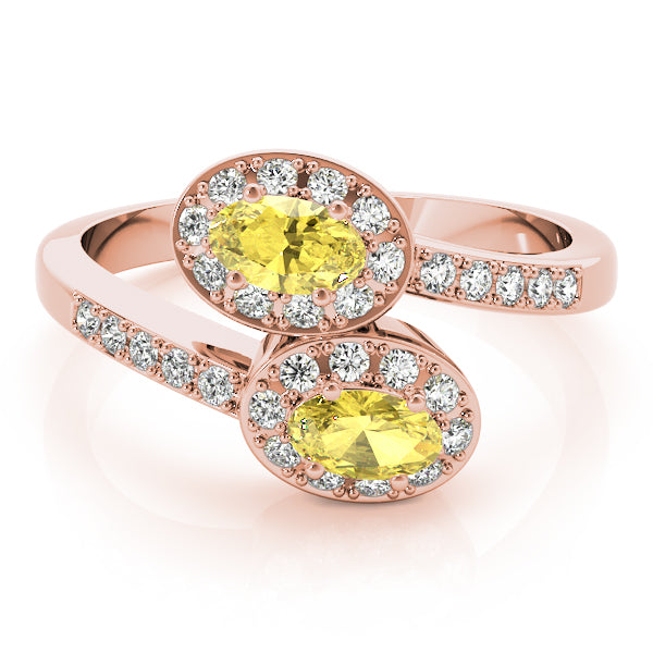 Oval Gemstone Fashion Ring · 0.23 ct tw