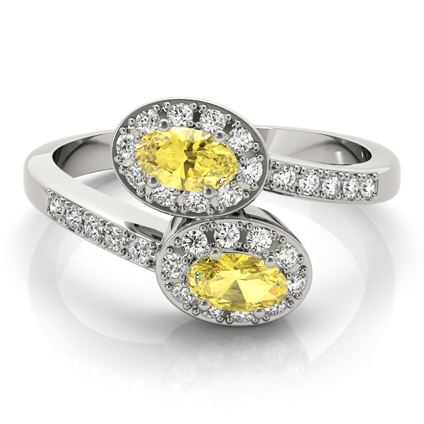 Oval Gemstone Fashion Ring · 0.23 ct tw